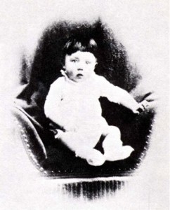 Adolf Hitler as a baby 