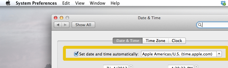 Date & Time Preference Panel