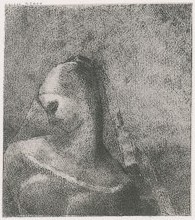 Helen, companion of Simon Magus. Print by Odilon Redon (https://web.archive.org/web/20150912054203/https://www.fitzmuseum.cam.ac.uk/gallery/redon/gallery/6/page.html?p=11)