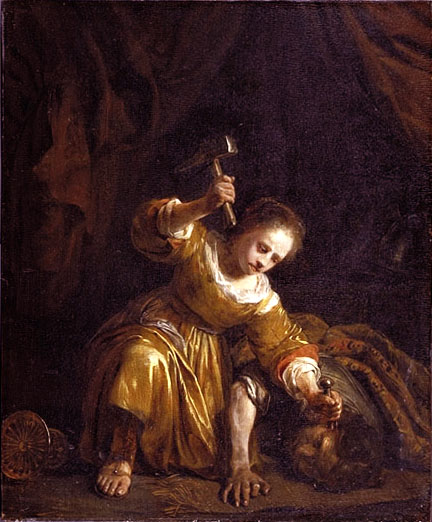 Jael and Sisera by Jan de Bray, 1659