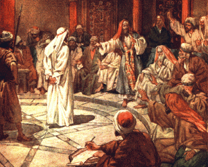 Paul before high priest Ananias
