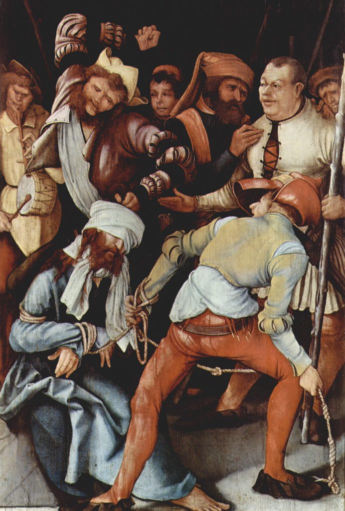 Mathis Gothart Grünewald: Jesus Blindfolded