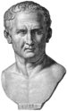 Cicero, Kopiezeichnung einer Büste aus London ...