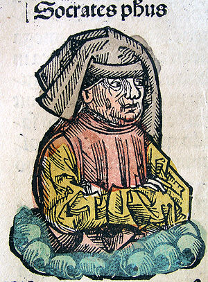 Socrates in Nuremberg Chronicle LXXIIv