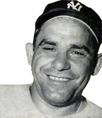 English: New York Yankees catcher Yogi Berra i...